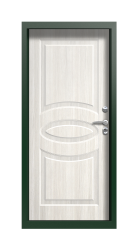 Дверь Termo Woodline белая эмаль F006 вид внутри