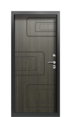 Дверь Termo Ral 9005 Венге 1440 вид внутри