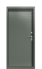 Дверь Termo Ral 9005 Ral 7009 691 вид внутри