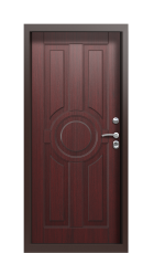 Дверь Termo Tobacco Темно-красный 1161 вид внутри