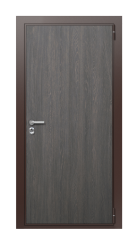 Дверь TermoWood Tobacco Морадо черный 871 вид снаружи