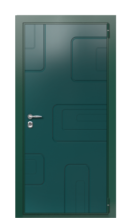 Дверь TermoWood Ral 6005 Зеленое сукно 1253