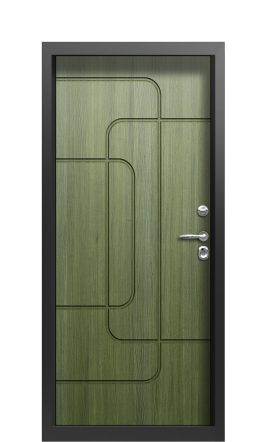 Дверь TermoWood Vesuvio Темно-зеленое 1520