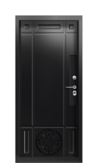 Дверь Termo Ral 9005 Collori Ral 9005 2587 вид внутри