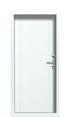 Дверь Termo Ral 9003 Граб белый 1028 вид внутри