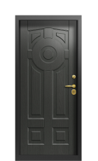 Дверь Termo Vesuvio Графитовое дерево 1369 вид внутри