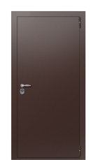 Дверь TermoPlus Tobacco Тёмно Синяя 224 вид снаружи