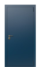 Дверь Termo Metal Delmare/Ral 6028 вид снаружи