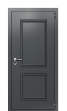 Дверь TermoPlus Ral 7043 Серый Туман 1220 вид снаружи