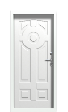 Дверь Termo Ral 8017 Милк 503 вид внутри