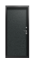 Дверь Termo Ral 9005 Terma Premium Черный гранит 2570 вид внутри