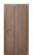 Дверь TermoWood Ral 8025 Орех американский 1356 вид снаружи