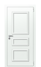 Дверь TermoPlus Ral 9003 Милк 626 вид снаружи