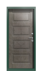 Дверь Termo Patina Бетон Тёмный 489 вид внутри