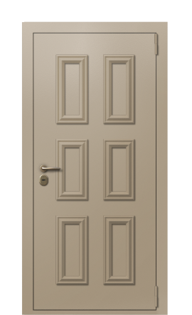 Дверь TermoPlus Ral 1019 Орех Американский 336