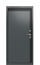 Дверь Termo Ral 7009 Ral 7043 809 вид внутри