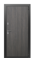 Дверь TermoWood Vesuvio Terma Premium Морадо Черный 2530 вид снаружи