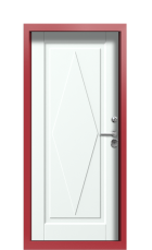 Дверь Termo Ral 3031 RAL 9003 1265 вид внутри