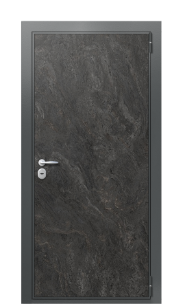 Дверь TermoWood Ral 7043 Черный гранит 1169