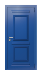 Дверь TermoPlus Ral 5005 Ral 5014 131 вид снаружи