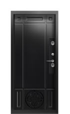 Дверь Termo Ral 9005 Collori Ral 9005 2695 вид внутри