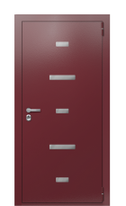 Дверь Termo Ral 3005 Kale 1003 вид снаружи