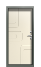 Дверь Termo Ral 7043 Слоновая Кость 715 вид внутри