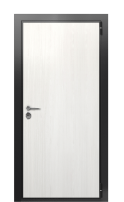 Дверь TermoWood Ral 9005 Collori Ral 9005 2539 вид снаружи