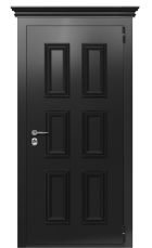 Дверь Termo Ral 9005 Kale 2585 вид снаружи