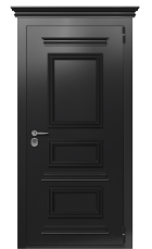 Дверь TermoPlus Ral 9005 Collori Ral 9005 2704 вид снаружи