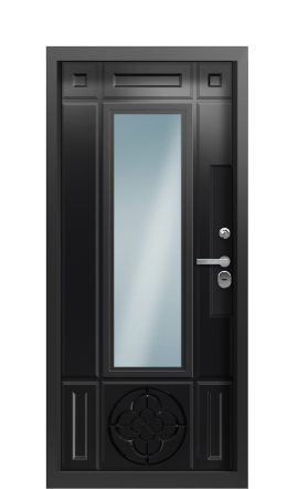 Дверь TermoPlus Patina Ral 9005 1407