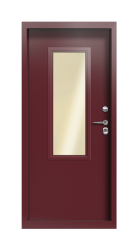 Дверь Termo RAL 3005 Kale 2524 вид внутри