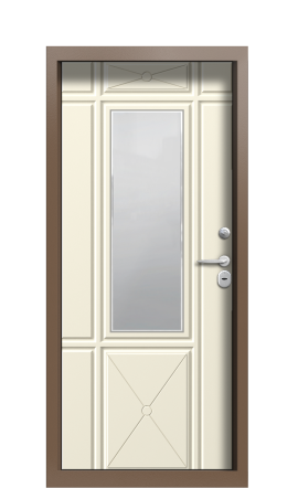 Дверь TermoPlus Ral 8025 Слоновая Кость 347