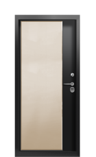 Дверь Termo Ral 9005 Collori Ral 9005 Kale 2560 вид внутри