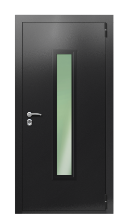 Дверь TermoPlus Ral 9005 Марсианский камень 1439