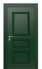 Дверь TermoPlus Patina Ral 9003 755 вид снаружи