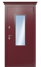 Дверь Termo Ral 3005 Kale 2606 вид снаружи