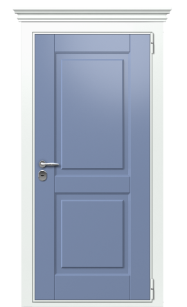 Дверь TermoWood Ral 9003 Ral 5014 1499