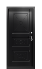 Дверь Termo Ral 9005 Collori Ral 9005 2723 вид внутри