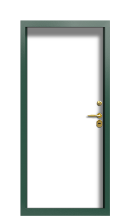 Дверь TermoWood Ral 6028 Ral 7002 1500