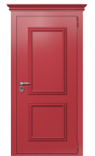 Дверь Termo Ral 3031 Ral 9005 386 вид снаружи