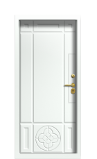 Дверь Termo Ral 9003 Securemme 784 вид внутри