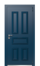 Дверь TermoPlus Del Mare Тёмно Синяя 329 вид снаружи
