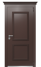 Дверь Termo Ral 8017 Ral 8025 201 вид снаружи