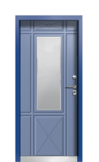 Дверь Termo Ral 5005 Ral 5014 986 вид внутри