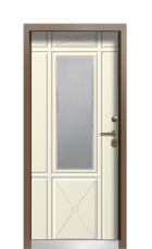 Дверь Termo Ral 8025 Слоновая Кость 348 вид внутри