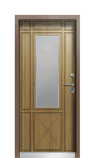 Дверь Termo Ral 9003 Дуб 948 вид внутри