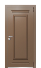 Дверь TermoPlus Ral 8025 Слоновая Кость 345 вид снаружи