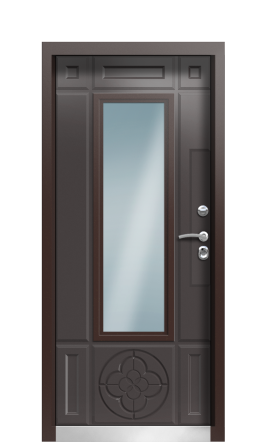 Дверь TermoPlus Tobacco Ral 8019 923