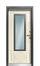 Дверь Termo Ral 9005 Пепельный 200 вид внутри